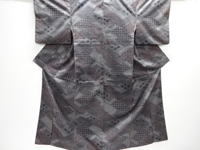 Japanese Kimono / Tsumugi Omeshi Silk